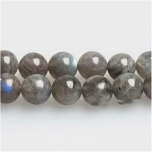 Steen 8 mm natuurlijke kwaliteit blauwe labradoriet ronde losse kralen 15 streng 4 6 8 10 12mm pick maat voor sieraden druppel levering dhgarden dhntc