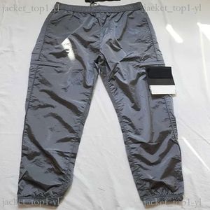 Designers de marque en pierre pantalon de cargaison en nylon pantalon pantalon respirant badge crant décontracté pantalon de l'île réfléchissante du grapestone cp 6b8d