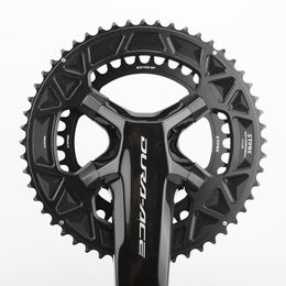 Steen dubbele kettingbring BCD 110 mm 4 bouten voor 105 R7100 Ultegra R8100 R9200 Dura Ace Road Bike Chainwheel Chain Ring