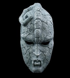 Stone Ghost Full Face Resin Mask Juvenile Comics Jojo Amazing Adventures Gargoyle Theme Maskers Halloween Masquerade Party Props Y201819420