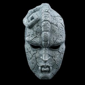 Fantasma de piedra Cara completa Máscara de resina Cómics juveniles JOJO Aventuras increíbles Máscaras temáticas de gárgola Accesorios de fiesta de disfraces de Halloween Y20326e