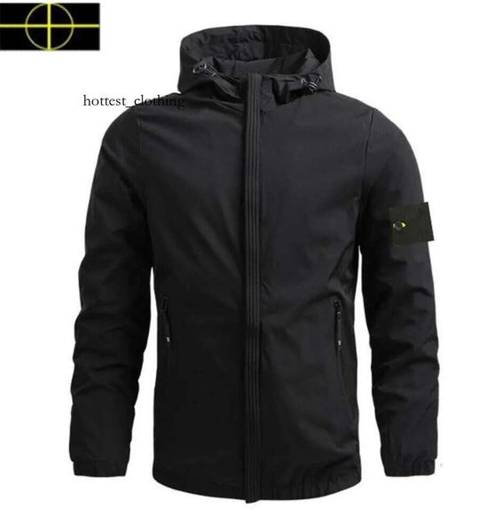 Chaqueta Stone Iland 2023, moda para hombre, diseñador, ropa de abrigo para mujer, abrigo para primavera y otoño, cortavientos con cremallera, 530 piedra