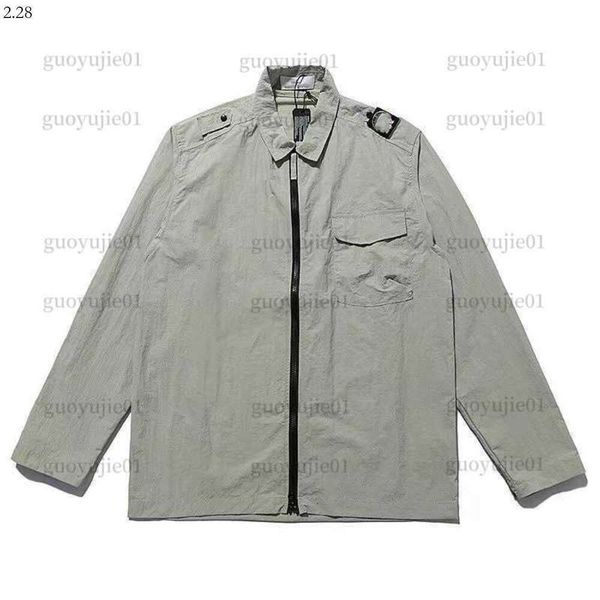 Stone Is Land Jacket Island 2024 Mode À Capuche Été Mince Anti UV Lâche Respirant Glace Soie Protection Solaire Costume Veste Imperméable Stones Island Men's 5517