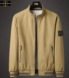 Chaqueta de piedra diseñadora de moda chaquetas para hombres primavera otoño ropa de azúcar de gabardina ropa de la cremallera para la ropa exterior puede taller de chaqueta deportiva poi05