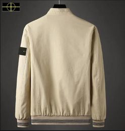Chaqueta de piedra Diseñador de moda Jackets para hombres Spring Outumn Outer Rear Coat Rope Extrany Sears puede