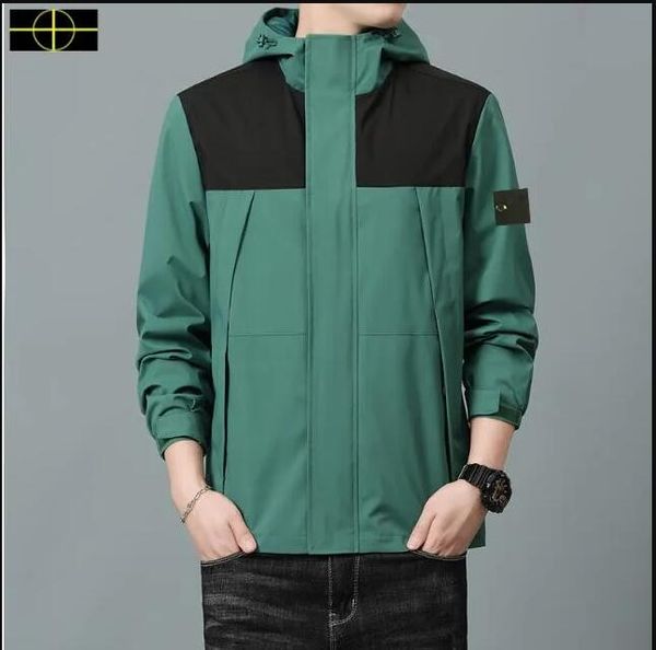 Jacket Island Men Plus Coat Taille Vestes Brand Sweat à capuche Femmes Vestes de vent-en-vent Vestes Extérieur Long Sports Automne Sports Zipper Designer Vêtements L007