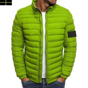 Stone Jacket Men S Down Parkas Winter Jacket Dun en Light Comfortabele Winddichte Stand Up Up Kraag Warm Jackets Slim Kwaliteit Brandjas