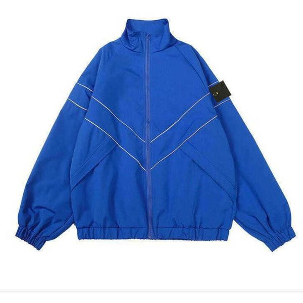 Stone Jacket Island Hommes Nouvelle Mode Manteau Uniforme Col Montant Fermeture Éclair Casual Couple Femmes Hommes Uniforme Scolaire Manteau Designer Vêtements Tops stone-island veste