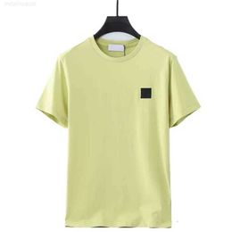 Stone T-shirts pour hommes New Design Island Wholesale Fashion Men Heavy Cotton Soild Vêtements pour hommes Short Sleeves.4t8f