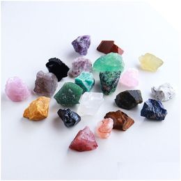 Stone Natural Crystal Original Ornaments Quartz Healing Crystals Energy Reiki Gem Craft Hand Pieces Living Room Decoration Drop Deli Dhahj