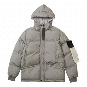 Stone Nylon Metal Tyvek Shield Heren Dikke Down Jacket Designer Katoen Luxury Brand Reflecterend katoenen heren Fashion Warm Casual Marine Winddichte jas eiland DGA