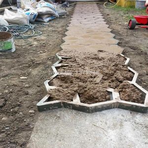 Stone Pavement Mold For Making Pathways Your Garden Concrete Molds3104