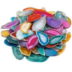 Stone Polished Agate Light Table Slices Geode Slab Cards Pack van 12 Drop Delivery 2022 Dhgirlsshop Amisb