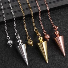 Stone Quartz Rock Choler Crystal Natuurlijke Zeshoekige Puntige Reiki Chakra Hanger Slinger voor Unisex Sieraden Accessoires