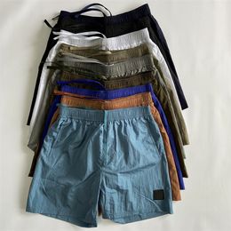 Pantalones cortos de piedra para hombre, pantalones cortos de nailon para nadar, pantalones cortos sueltos para correr en la calle al aire libre, pantalones deportivos para correr, pantalones de 9 colores