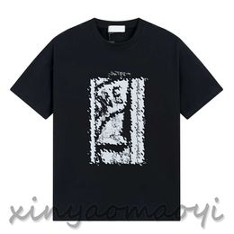 Stone-y006-1, camiseta de manga corta con estampado limitado de Tokio, novedad de verano, estilo multiestampado bicolor en blanco y negro, versión de alta calidad