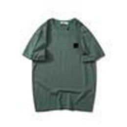 Stone T Shirt Designer Island Summer Menswear, transpirable letra suelta amantes de los amantes de la calle 100% algodón T-0H8Z6ZLQESN7
