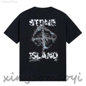 Stone- y006-5 diseñador de manga corta para hombre y mujer camiseta cómoda casual negro blanco dos colores estilo multi-impresión número de placa de alta calidad BM51