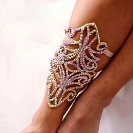 Stonefans ab Crystal Chain Jewelly pour les femmes Sexy Fashion 2024 Bracelet Rave Design de bal de la salle de bal
