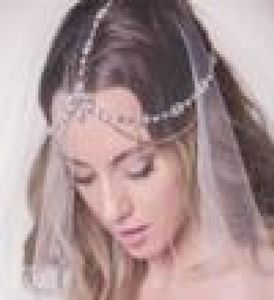 Stonefans bandeau de mariée strass mariage cheveux chaîne casque accessoires pour femmes cristal Boho front tête chaîne bijoux F8570005