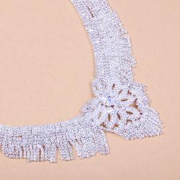 Stonefans luxe bruiloft kristal bruids sieraden sets voor dames festival cadeau strass ketting oorbellen sets feestaccessoires
