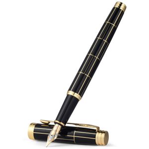 Stonego Deluxe Metal Fountain Pen zonder inkt vulling Converteerbare kalligrafie voor schrijven en tekenen 240425