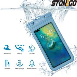Étui de sac étanche à téléphone mobile Stonego pour la plongée extérieure de la plongée en plein essor 240419