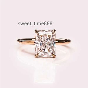 Stenen 2023 Nieuwe Sieraden Ontwerp Aangepaste Ring 14K 18K Gold Engagement Wedding Ring Lab Diamond Moissanite Ring