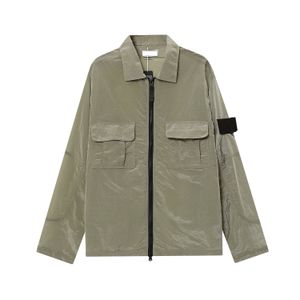 Pierres designer veste île île badge boussole chemises résistantes à l'eau en métal manteau en nylon alpinisme porte des manteaux d'île 867