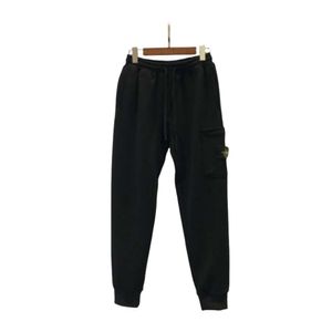 Pantalones de diseñador de piedras Pantalones funcionales delgados de calidad original con bolsillos de etiqueta laterales Leggings deportivos de hombres y mujeres tendencia versátil