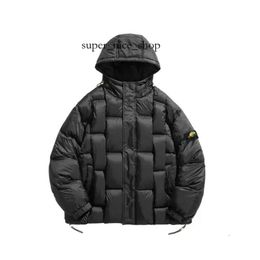 Stones Island Fashion Jacket Winter Designer Warm Island Windroof Down Jacket Coton Logo Veste brodée pour hommes et femmes Stone 797