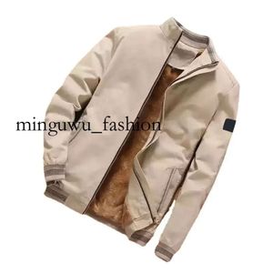 Stones Island Jacket 2023 Manteau Couture Latérale Insert Sac Spot Cachemire Fermeture Éclair Printemps Et Automne Coton Court Veste Décontractée Pour Jeunes Hommes 21782175