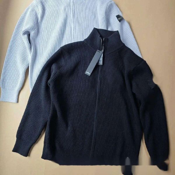 Stones Island – veste de styliste, pull Original de haute qualité, Cardigan tricoté à col d'hiver, manteau polyvalent