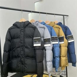 Stones Island Jaqueta Masculina Outono E Inverno Nova Versão Alta Do Metal Nylon À Prova D 'Água Homens E Mulheres Casais Esportes Lazer 14 Pedra