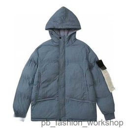 Stones Island Jacket Stones Island Man Down Parkas Stones Jacket Northern Winter Hooded Printing Island Down Jacket Chaud et coupe-vent 2 RMOM