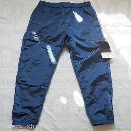 Stones Island Diseñadores de pantalones Pantalones cargo Metal CP Companys Pantalón Bolsillo de nylon Insignia bordada Pantalones casuales Pantalones reflectantes finos 935