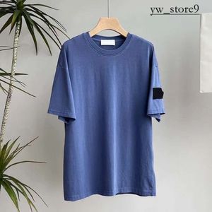 Stones Islands T-shirt Designer Mens T-shirt Luxury Broidered Short Stone Shirt Fashion Coton Coton Coton Breathable Womens T-shirt 1101