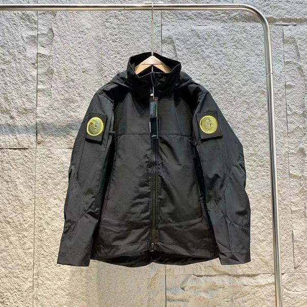 Stones Veste Designer Manteau Imperméable Island Épais Col Montant Fonctionnel Hommes avec Bras Brodés Badge Islande 9648