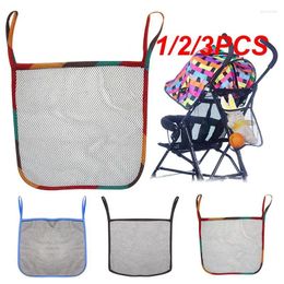 Sacs de rangement 1/2/3 pièces, sac de plage portable en maille, pliable, jouets pour enfants, chariot pour vêtements de bébé, organisateurs d'articles divers en plein air