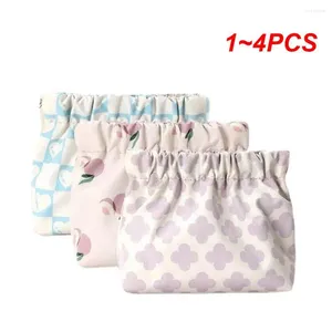 Sacs de rangement 1-4pcs porte-monnaie pour femmes serviettes hygiéniques changement pochette sac tampon