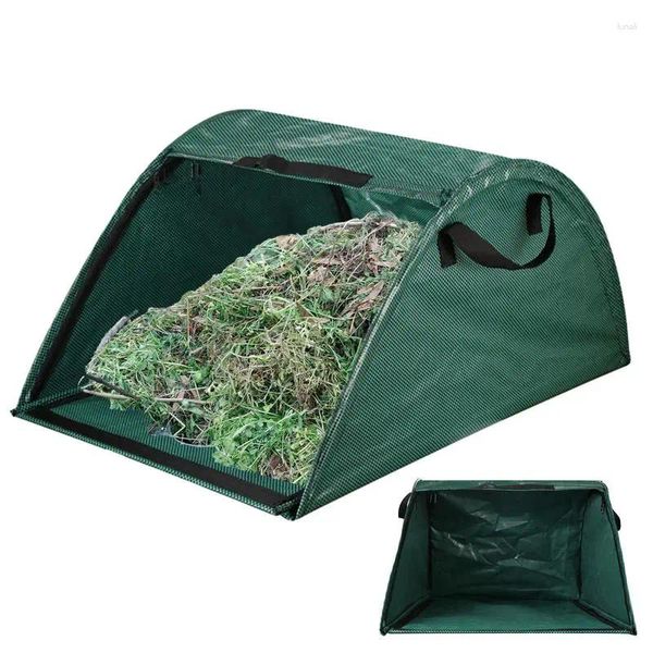 Sacs de rangement 1 PC Feuille de pelouse Résistant à l'usure Jardinage Poubelle Conteneur Réutilisable Pelle à poussière étanche Collecteur de déchets pour feuilles de jardin