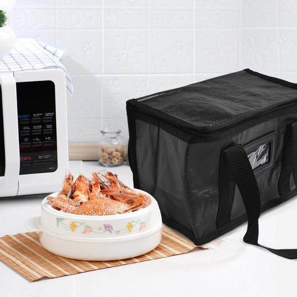 Sacs de rangement 1 PC Pizza Sac Livraison de repas 16L28L50L Remplacement pliable à emporter thermique chaud froid outil d'isolation étanche