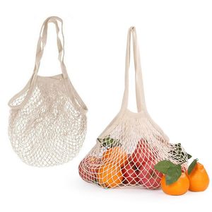 Sacs de rangement 1 Pcs Portable Mesh Bag String Shopping Réutilisable Légumes Fruits Sac À Main Femmes Supermarché