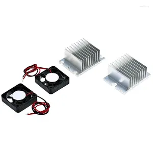 Opbergzakken 1 set mini airconditioner diy kit thermo -elektrische peltier koeler koelkoelsysteem ventilator voor home tool