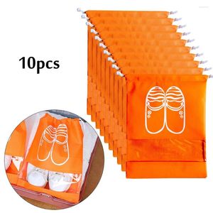 Sacs de rangement 10 sacs de chaussures sac de voyage Organisateur pochette portable couvercle couvert pour bottes pour bottes sport