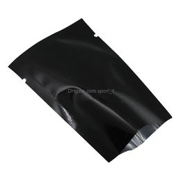 Sacs de stockage 100 pcs 9x13 cm variété de couleurs ouvert dessus thermoscellable sac d'emballage en papier d'aluminium pour snack bonbons noix scellage sous vide Mylar Dhz3Y