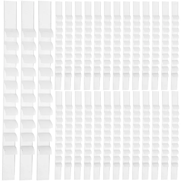 Sacs de rangement 100 PCS HOTERS COSES Vêtements Grips Silicone Strips Anti-Skid Gear White Vêtements non-skid