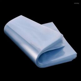 Sacs de rangement 100 pcs PVC thermorétractable film anti-poussière étanche bleu clair membrane antioxydant film maison sac