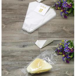 Sacs de rangement 1000pcs triangle sandwich jetable Sandwich sac en plastique en plastique épaississeurs épaissis faciles à déchirer le pain