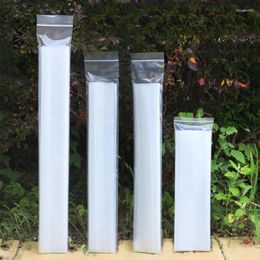 Sacs de rangement 100pcs 0,12 mm Sac auto-scellant transparent Sac à étalage mince en plastique scellé Slim Emballage résistant à l'humidité